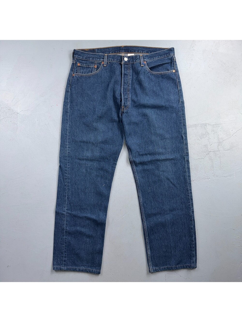 Levis 501 Vintage 90s Y2K XX Straight Leg Jeans Blue Dark Wash 38x32 Act 37x29